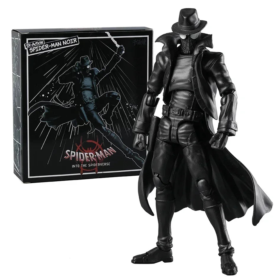 SV Action spider-man Noir PVC Figure Doll Desktop Model Toy Decoration Collection Gift