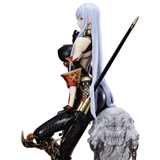 45CM 1/4 Anime Selvaria Bles Kit kawaii Resin GK DIY White Assembly GK Model Statue Toys doll Collection Gifts
