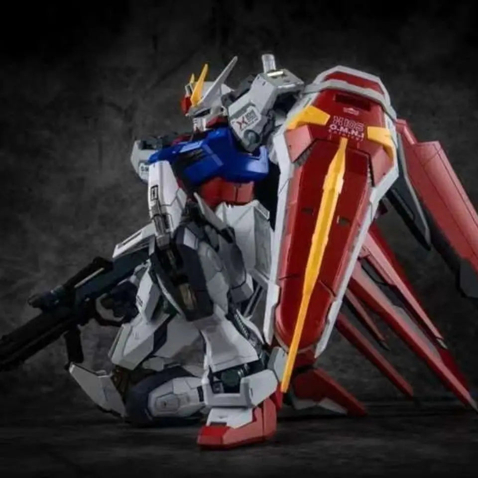 MCSHOW MB 1/72 Strike 2.0 Alloy Action Figure Robot Toy - Blue Warrior Dual Forms Finished Collection Model