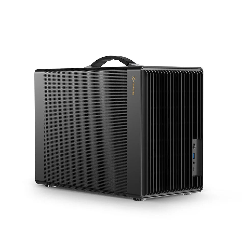 Power Train P40 M-ATX Side noodle  glass ITX Motherboard ATX/SFX Power Supply Support Type-C Desktop Portable MINI Small Chassis