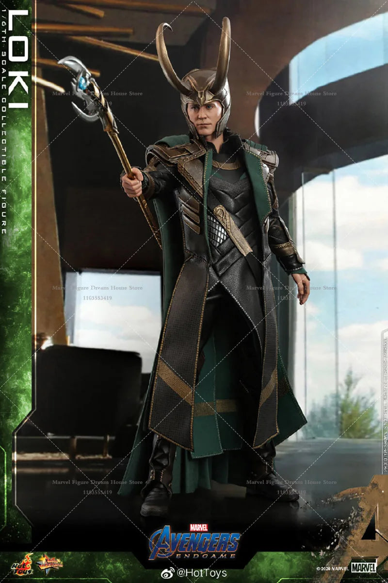 HOTTOYS MMS579 1/6 Scale Marvel The Avengers Supervillain Loki Asgard Princ Fantasy Spell 12-inch Full Set Action Figure Soldier