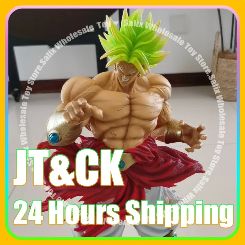 В наличност CK&amp;Jt Статуя 50см Dragon Ball Super Saiyan Broli Gk Break Broli PVC статуя Фигура PVC колекция Модел Колекция играчки