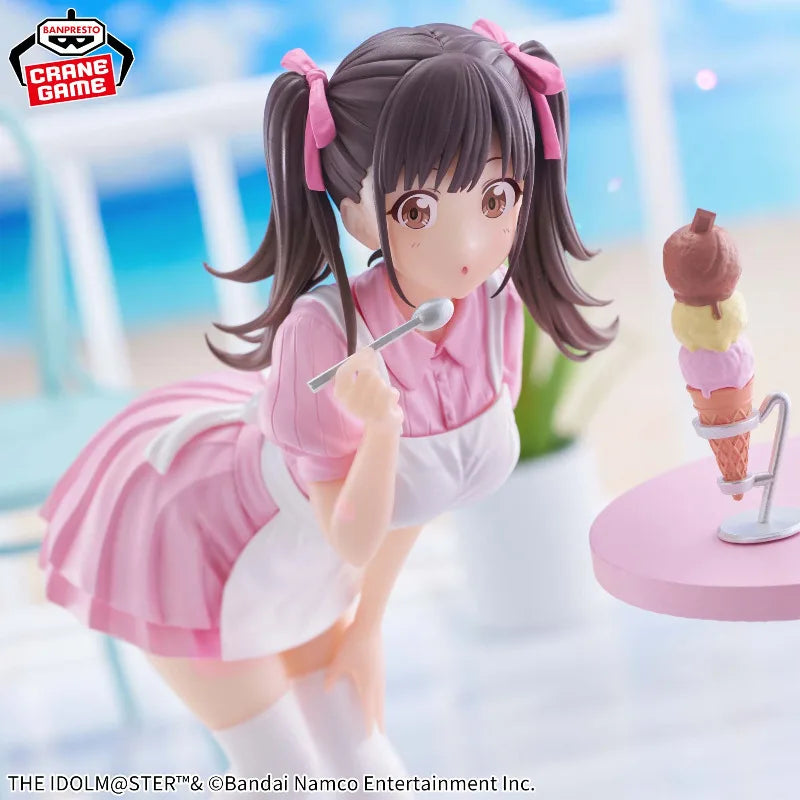 In stock Original Anime THE IDOLM@STER SHINY COLORS ESPRESTO-Sweetest pose-CHIYOKO SONODA Action Figure PVC Model Toys