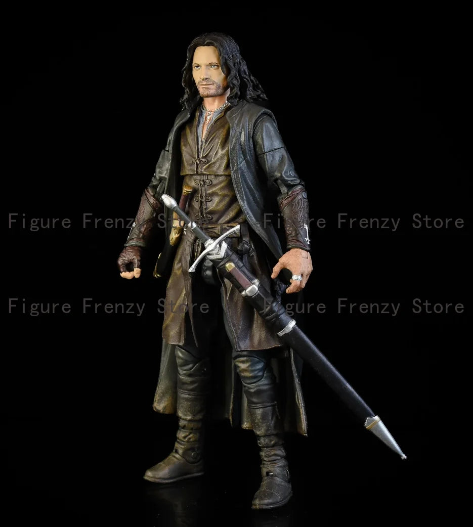 [In Stock] DST Lord of The Rings Sauron, Gimli, Gandalf, Elf Orc and Other 7-inch Movable Figures Action Figure Toy