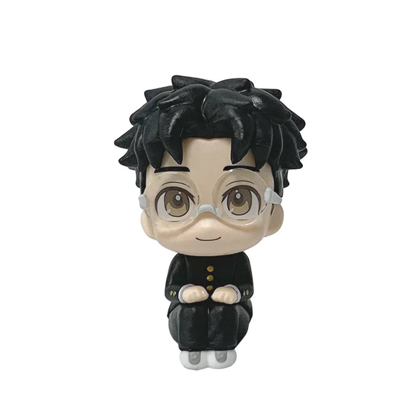 Christmas Hot Dandadan Action Figures Q-Version Sitting Posture Okarun Figures Model Pvc Anime Doll Decor Toy Gift