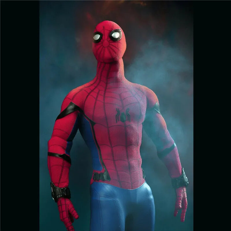1/6 Scale Spider Figure Hero Tom Holland Combat Costume Model 12''  Action Figure Doll Collectible Model Toy TYM061