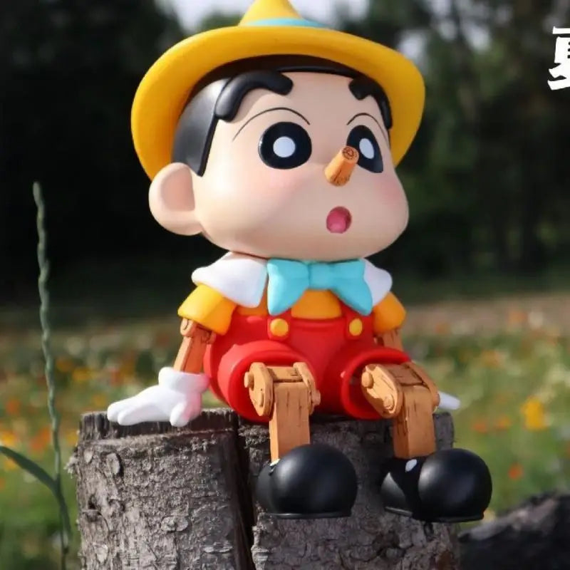 Cartoon Crayon Shin Chans Puppet Desktop Figure Toy Kawaii Desk Decorative Ornament Cute Car Ornament Holiday Gift