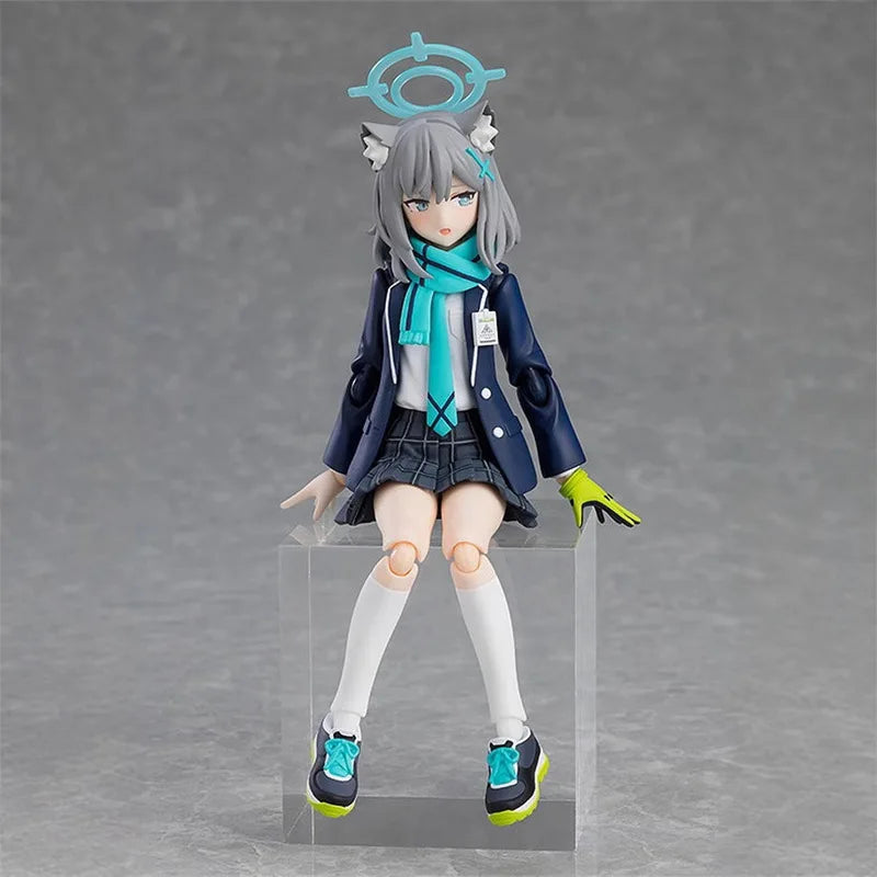 Hot Beautiful Girl Figma Blue Archive Cartoon Character Model Action Figures Children'S Educational Toys Collections Gift