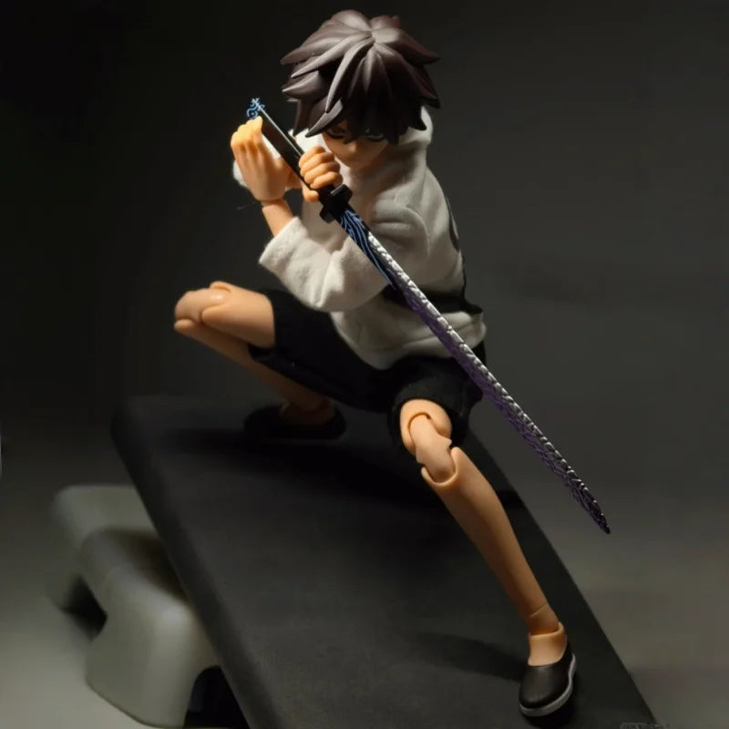GONG STUDIO Scissor Seven Action Figure 1/8 Scale Joint Movable Doll Cloth Gown Desktop Decoration Collectible Model Toy Gift