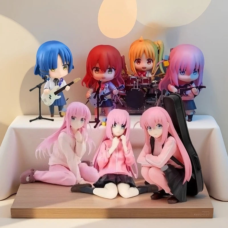 In Stock Anime Kita Ikuyo Bocchi The Rock Ijichi Nijika Figure Yamada Ryo Nendoroid #2069 Gotou Hitori Figures PVC Cute Toy Gift