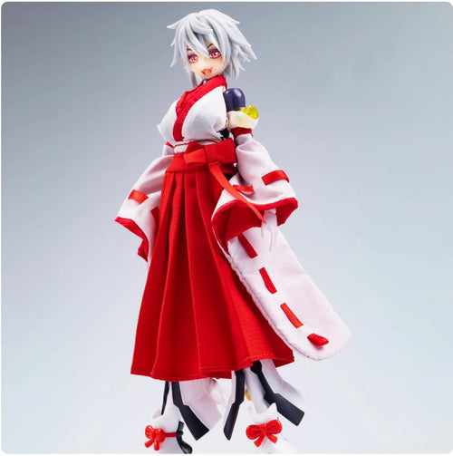 1/12 Soldier Clothing Trendy Japanese Kimono Witch Costume Sleeveless Vest Set Model Fit 6'' Action Figure Body In Stock