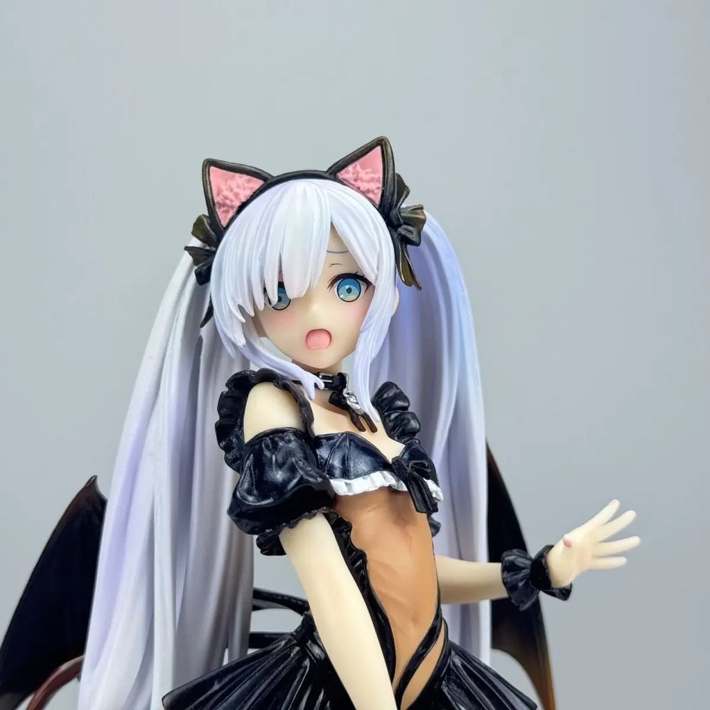 Azur Lane HMS Janus Figure HMS Janus Halloween Meow Dress Up Beautiful Girl Model Statue Doll Collection Decoration Toys Gifts