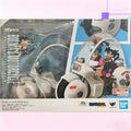 In Stock BANDAI Original S.H.Figuarts DRAGON BALL BULMA  AND MOTORCYCLE SHF Action Figure Model Gift for Kids Foam Box Packaging