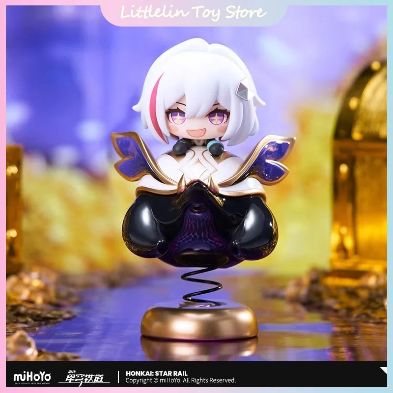 Official Honkai：Star Rail Topaz & Numby Q-Version Figure Game Peripheral Happy Shake Toy Cartoon Desktop Ornament Birthday Gift