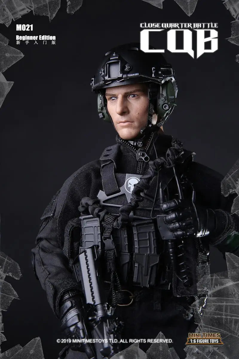 Mini Times Toys M021 1/6 CQB Soldier Figure Model 12'' Male Action Doll Full Set Toy for Collection