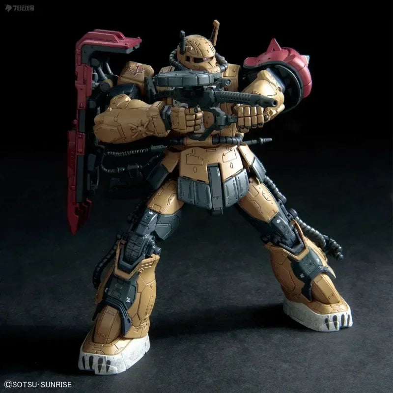 Bandai Original Model Kit HG GUNDAM 1/144 Requiem for Vengeance ZAKU EX Anime Action Figure Assembly Model Toy for Boys