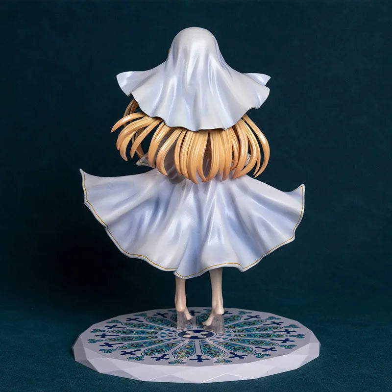 26cm Sister Charlotte In Sacred White Japanese Cartoon Figures Game Models Statue Girl Models Boys Collectible Ornament Doll Toy