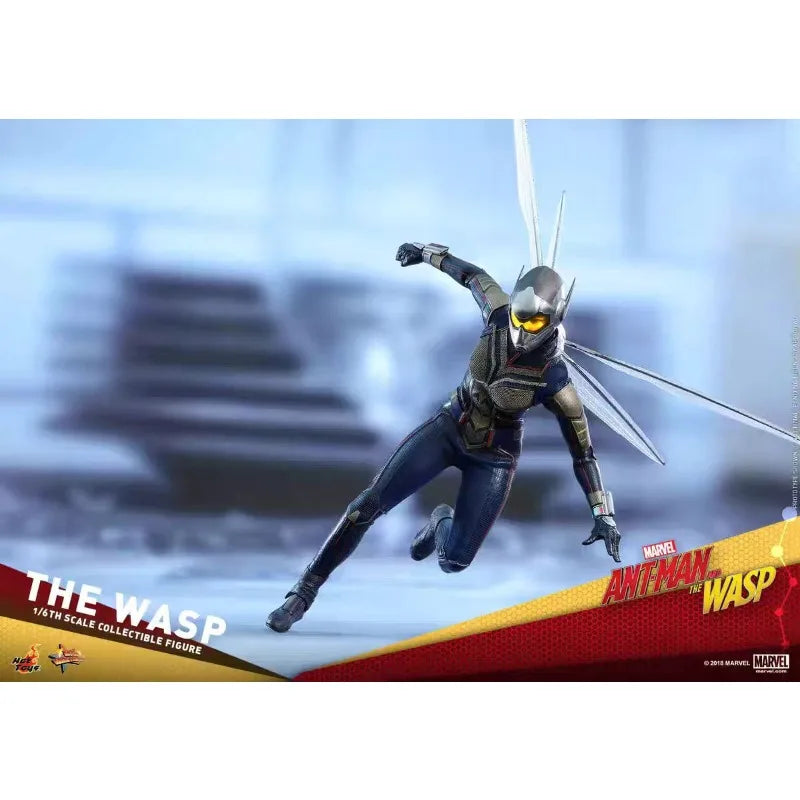 Original Hot Toys Marvel Female Soldier Marvel Superheroes Movie Characters MMS498 Ant Man 2 The Wasp Anime Figure Toys Models