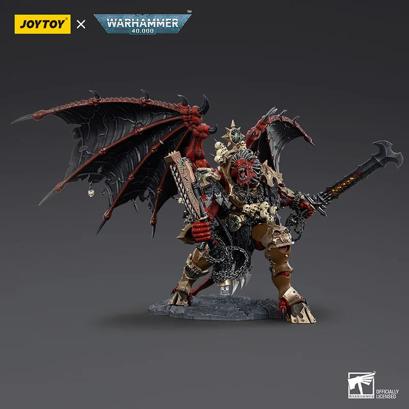 JOYTOY Warhammer 40K 1/18 World Eaters Angron Daemon Primarch of Khorne Action Figure Model Toy for Collection