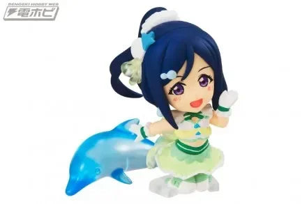 Original BANDAI LoveLive! Sunshine Aqours Gashapon Toy Watanabe You Sakurauchi Riko Kanan Matsuura Kit Mini Action Figures Doll