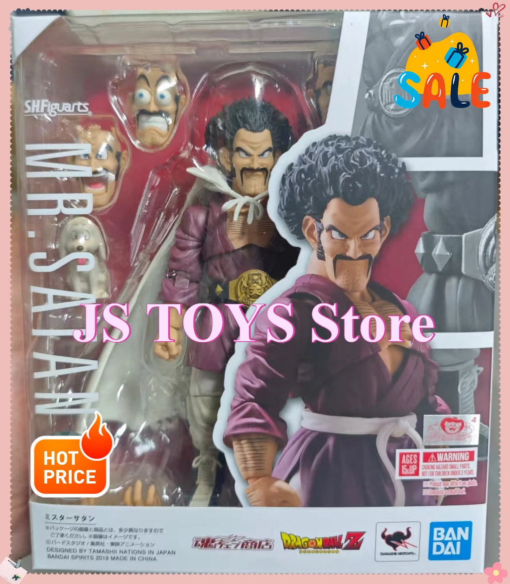 Bandai Dragon Ball Z S.H.Figuarts SHF Mr. Satan Anime Action Figure Model Toys