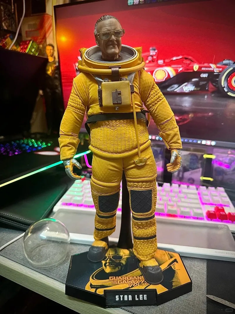 In Stock Original Genuine Hottoys Ht Mms545 StanLee 20 19 Toy Fair Exclusive Movable Sculpture Collectible Figure Model Toy