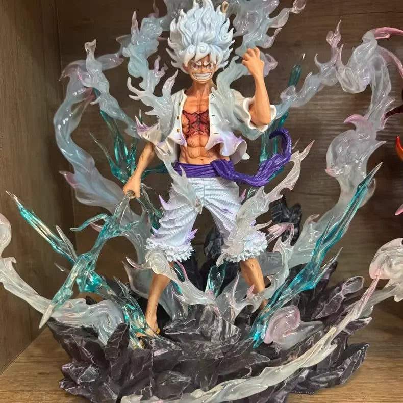Spot SaleNew in Stock JT Nika Monkey D. Luffy Action Figure One Piece Anime Character Luffy Fifth Gear Figure PVC Statue Series