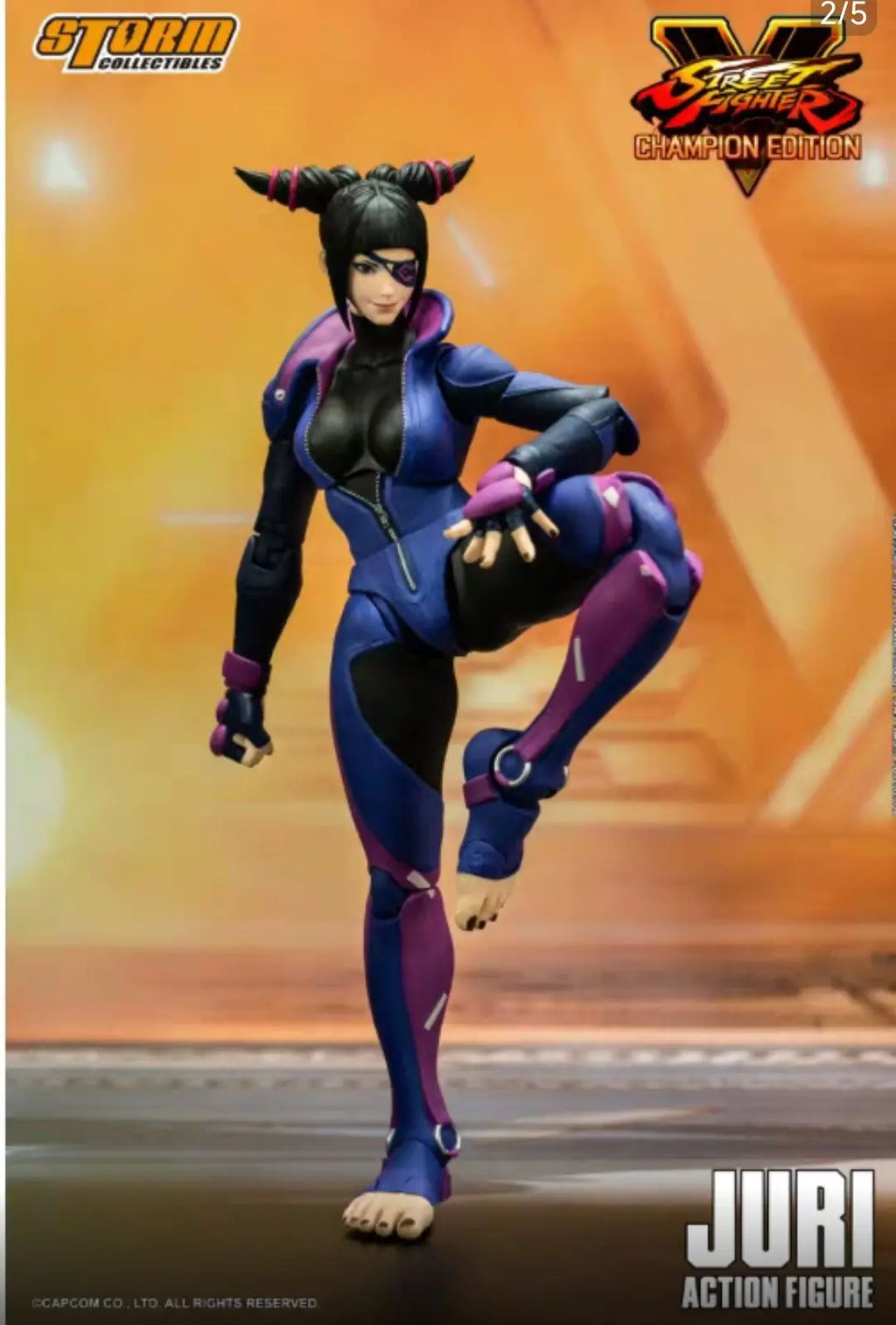 In-stock Storm Toys Street Fighter 5 JURI HAN CPSF24 1/12 Action Figure Model Collectible Gift
