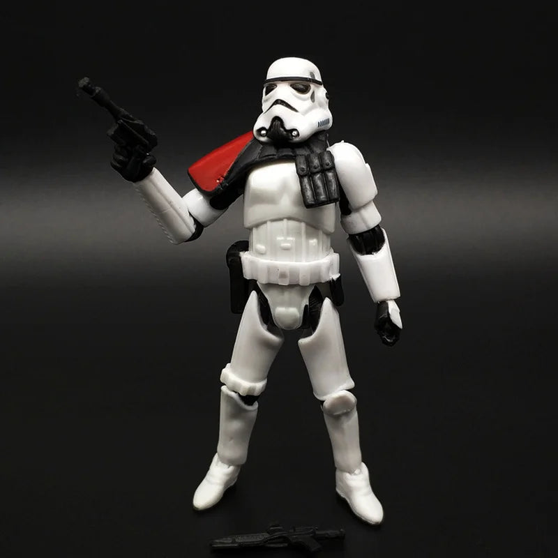 In Stock Wars White Soldier Black Soldier Commander Toy Model Black Knight Storm Soldier Clone Human Mobile Doll Gift Souvenir