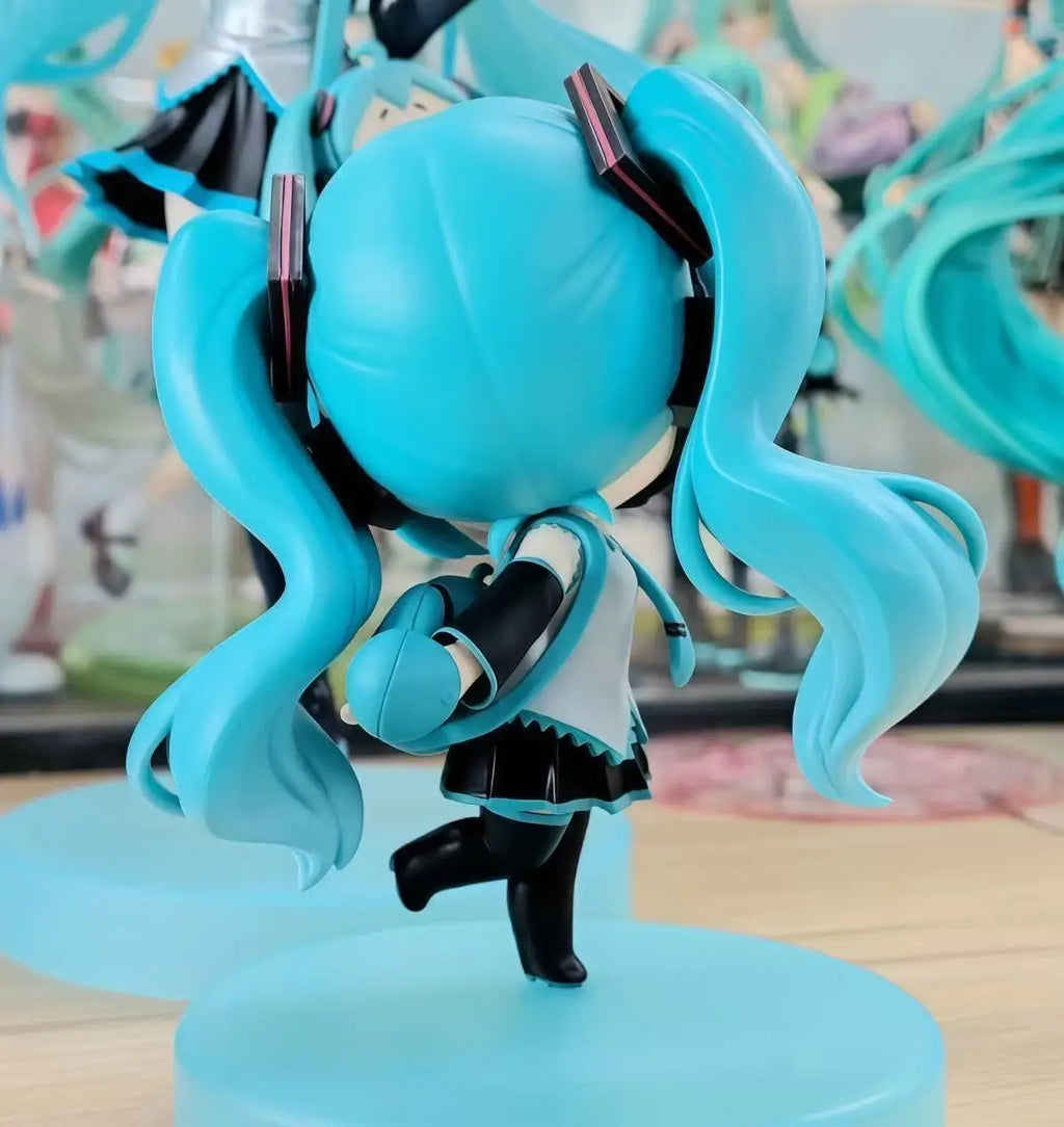  New Q version Hatsune Miku Uwa Series Cute Smile Bag Anime Figure Collectible Model Statuette Ornament Gift