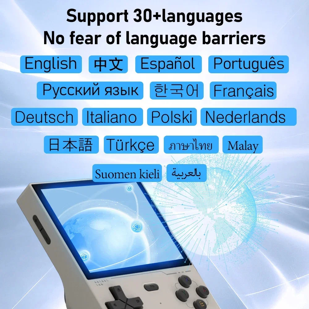 Retro Handheld K36 Videospielkonsole Linux-System 3,5 Zoll IPS-Bildschirm Tragbarer Pocket-Videoplayer 128 GB 22000+ Spiele Junge Geschenk