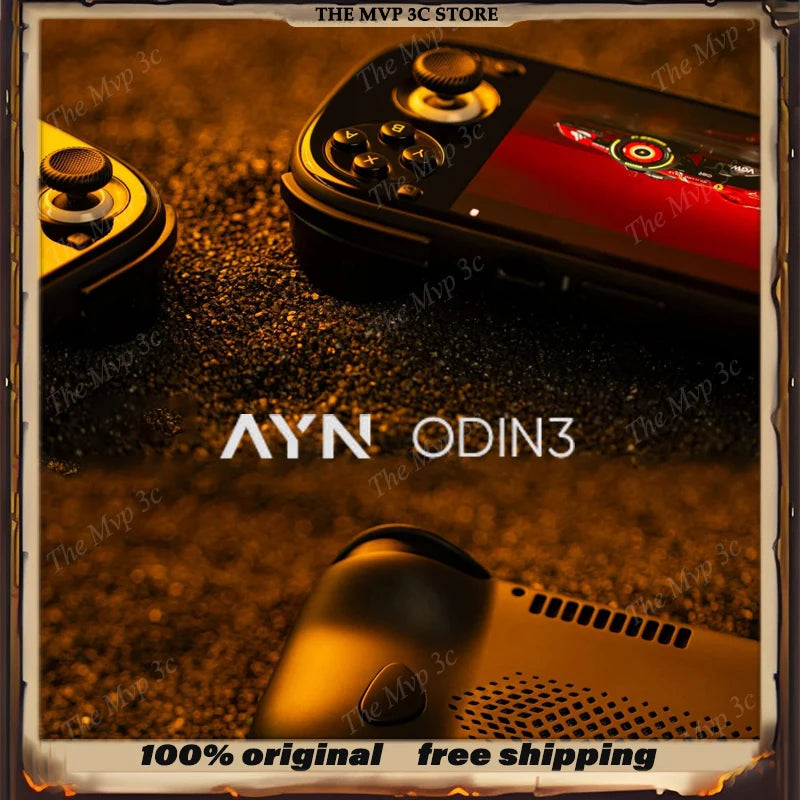 Sales AYN Odin 3 Game Console 6Inch 1080P 120Hz AMOLED Screen Game Console 8000mAh Customized Handheld Game Consoles Gamepad PC