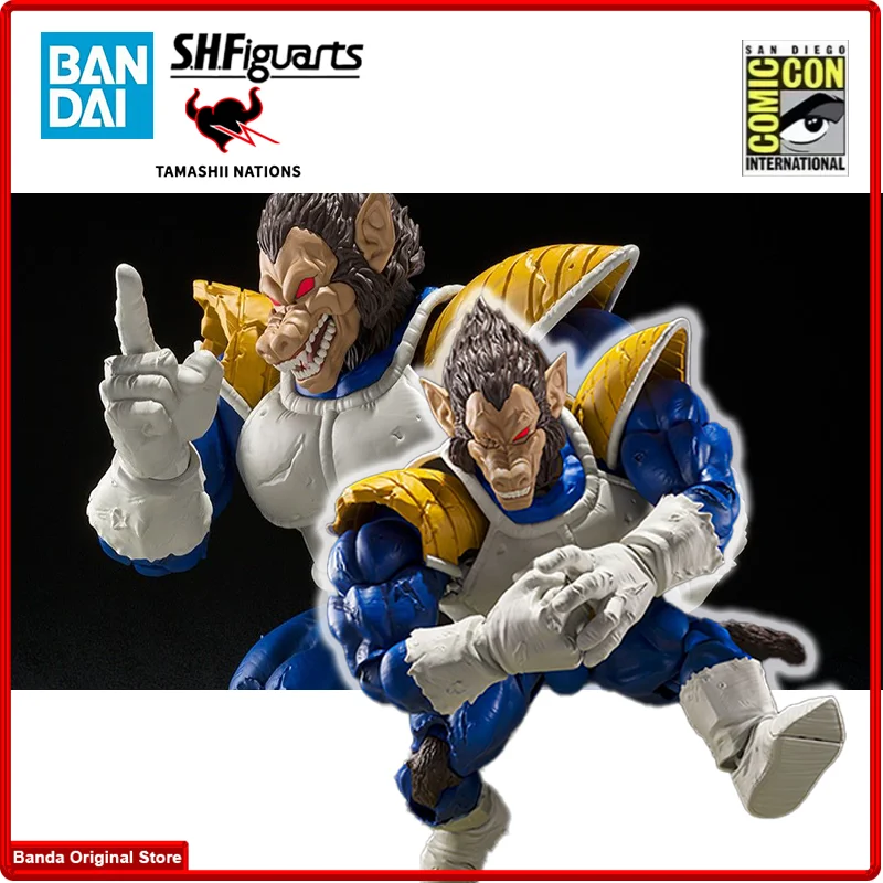 100% In Stock Original Bandai 2025 SDCC S.H.Figuarts SHF GREAT APE VEGETA Exclusive Edition Dragon Ball Z Anime Action Model Toy
