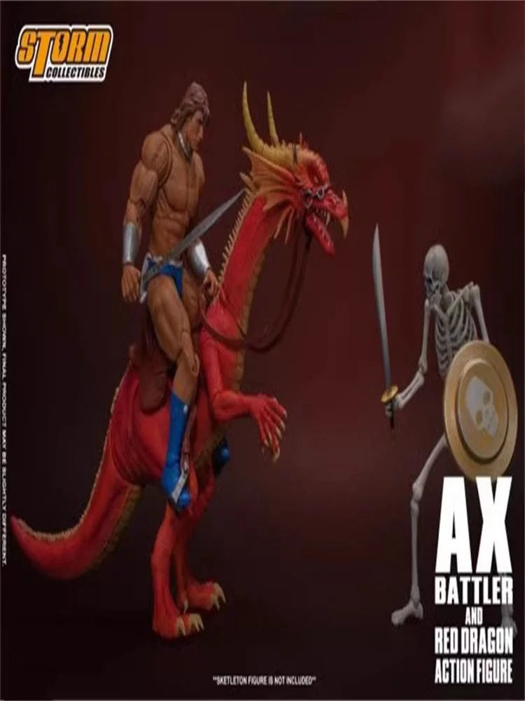 Storm Toys 1/12 AX BATTLER AND RED DRAGON Skeleton Soldier Set 6" Action Figure Model ToyIn Stock Collection