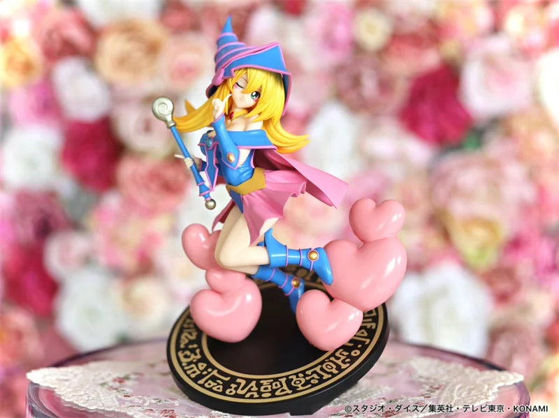 Original Yu-Gi-Oh! Dunkles Magier-Mädchen Dmg Original Sk Japan Hereditail PVC Actionfigur Anime Figur Modell Spielzeug Weihnachtsgeschenk