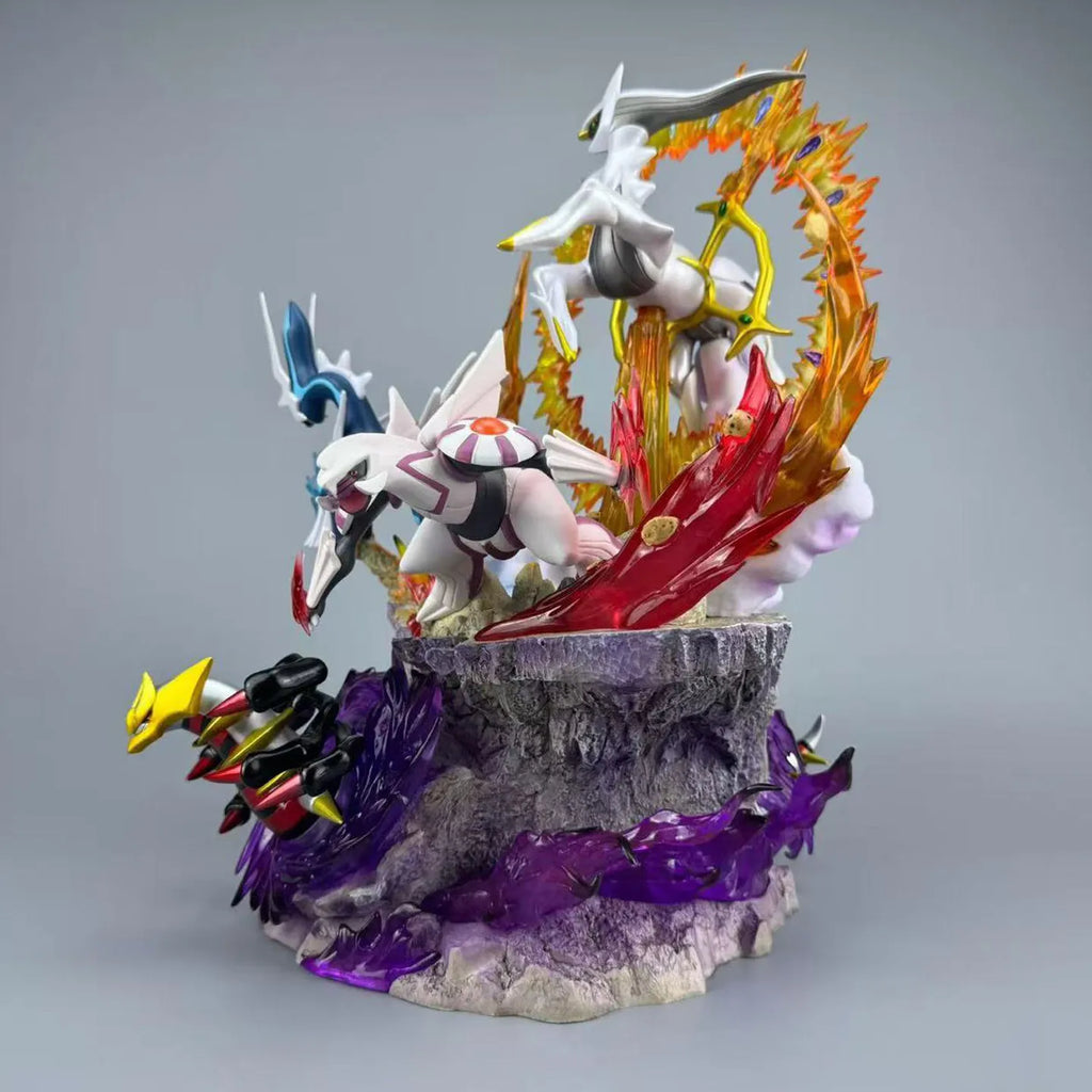37cm Pokemon Ppap Four Legendary Beasts Set Figure With Light Anime Merch Decorative Ornament Collection Model Birthday Toy Gift