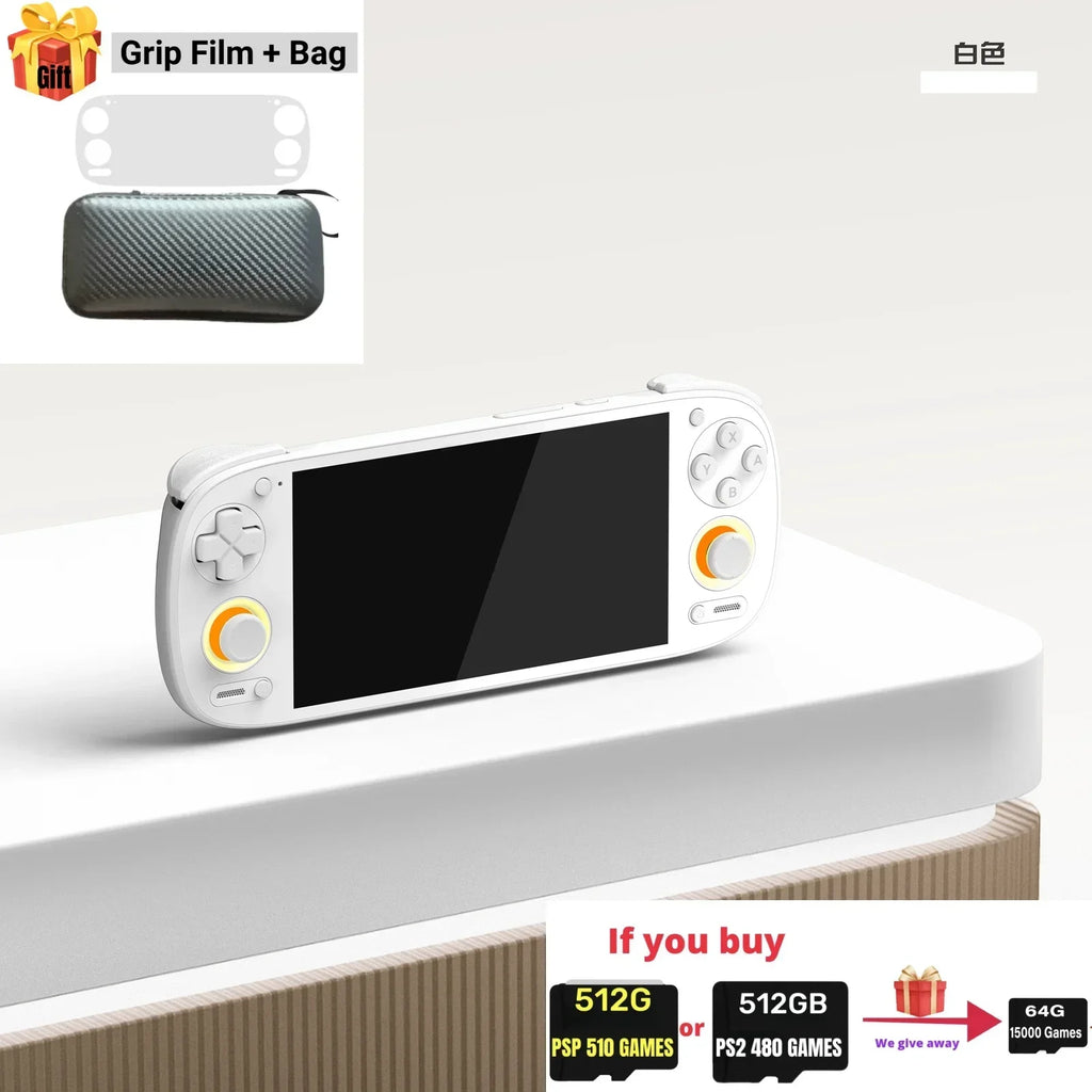 EAEY Retroid Pocket 5 Rp5 Handheld: 8 GB + 128 GB, 5,5 Zoll OLED, Bluetooth 5.0 | Unterstützt PSP/PS2-Spiele, tragbare Retro-Gaming-Konsole