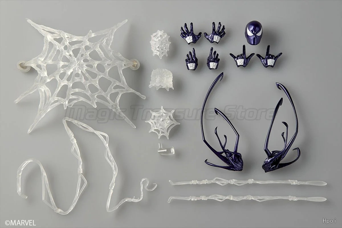 【MT】Pre-sale KAIYODO Revoltech MARVEL VENOM SPIDER-MAN Symbiote Spider-Man Purple Version Action Figure