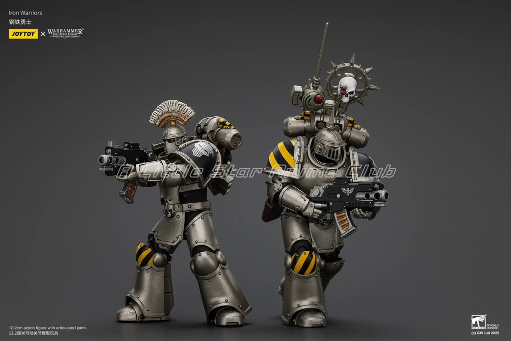 JOYTOY 1/18 Action Figure Warhammer The Horus Heresy Lron Warriors MKlll Tactical Sergeant Animation