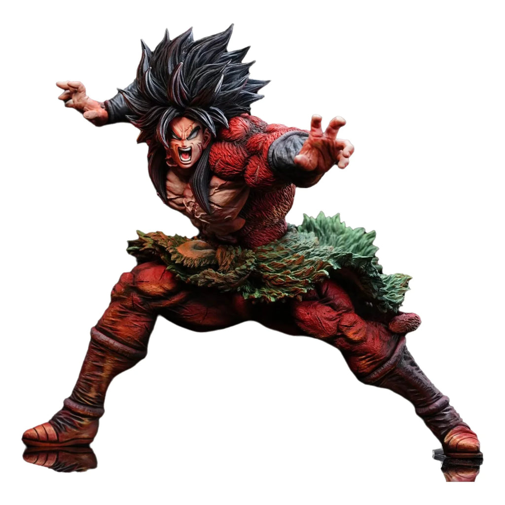 28cm Dragon Ball Broli Super Saiyan 4 Preparation Posture Anime Figure Model Statue Collection Desktop Decoration Ornament Toys