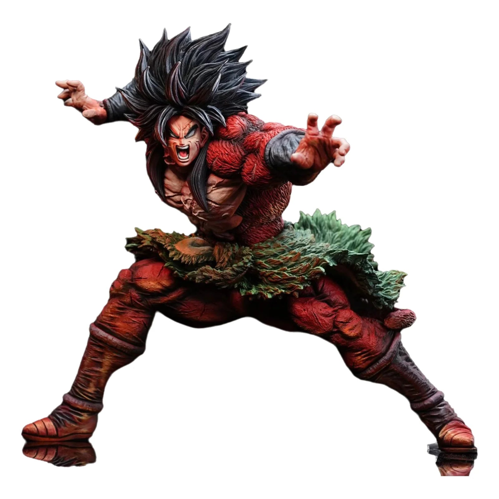 28cm Dragon Ball Broli Super Saiyan 4 Preparation Posture Anime Figure Model Statue Collection Desktop Decoration Ornament Toys