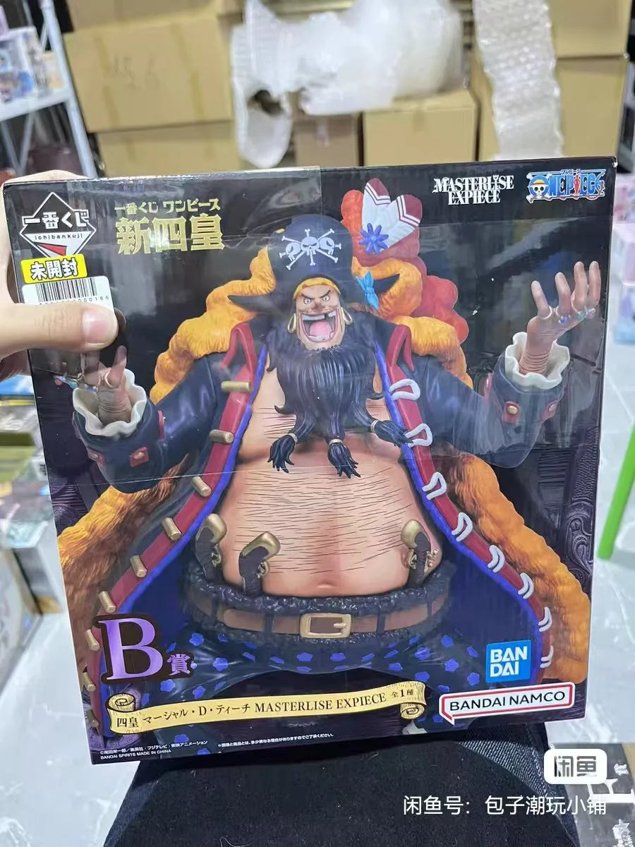 In Stock Original Bandai Ichiban Kuji New Four Emperors A B C D Figure Luffy Buggy Shanks Teach Anime Figure Action Model Toys