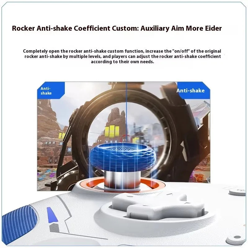 BIGBIGWON Blitz 2 TMR Star Flash Gamepads Bluetooth Wireless Somatosensory Controllers 2000HZ For NS PC Steam Game Customized