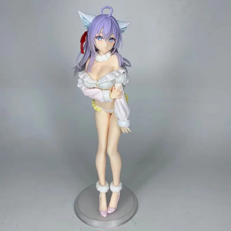 Alisa White Fox Gk Anime Figure 25 Cm Pvc Painted Finished Collectible Toy Desktop Decoration For Adult Anime Collectors