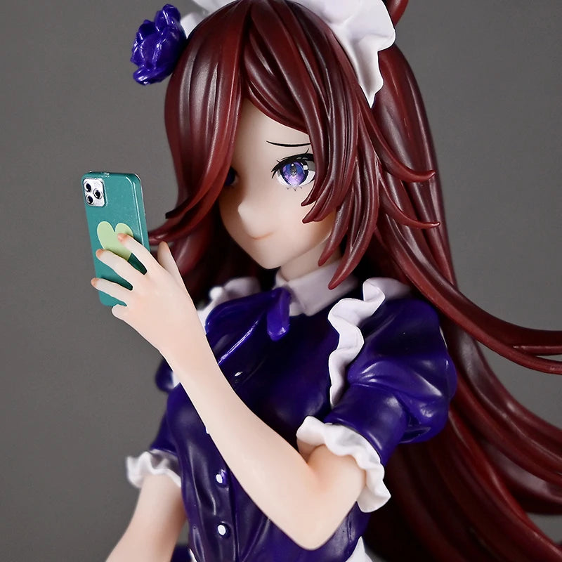 Umamusume Pretty Derby Figure Rice Shower PVC Action Figurine Chinese Anime Figure Girl Toy Game Collectible Model Doll Toy Gift