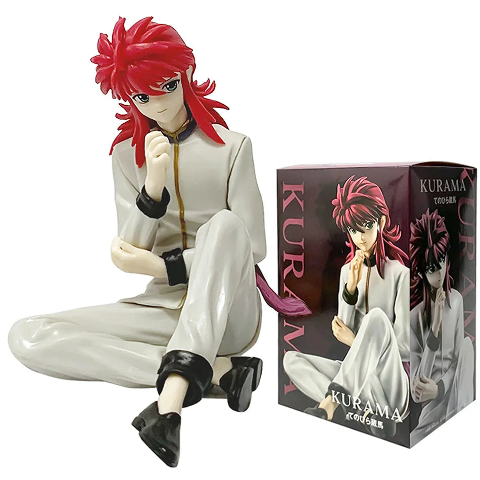 YuYu Hakusho Anime Figure Toys 8cm 2Pcs Set Urameshi Yuusuk Kurama  Minamino Shuuichi Action Figure Pvc Model Doll Children Gift