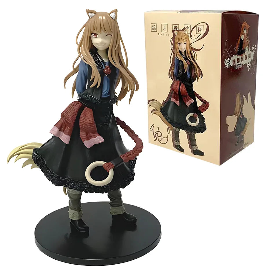 17CM Spice And Wolf Horo PVC Аниме figuras de acción modelo colección ornamento Anime dibujos animados modelo juguete para regal