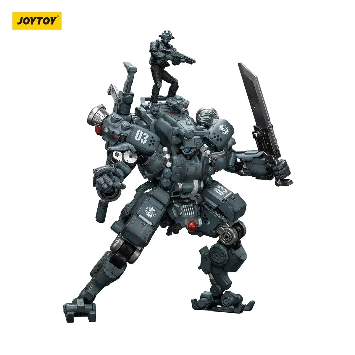 JOYTOY Infinity 1/25 Action Figures Mecha Anime 24cm God of War 86-ll 03 High Mobility Assault Mech Collectible Model Decoration