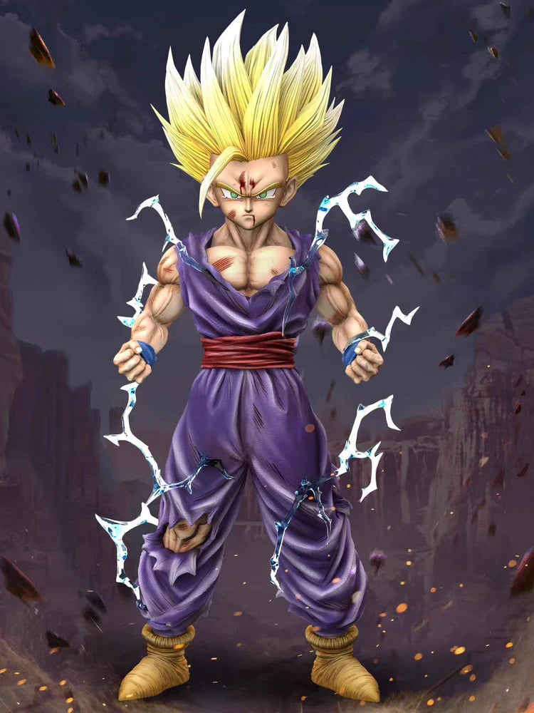 Dragon Ball Z Figur Son Gohan Actionfiguren Super Saiyajin Son Gohan Figur PVC Puppe Statue Sammlung Modell Kinder Spielzeug Geschenke