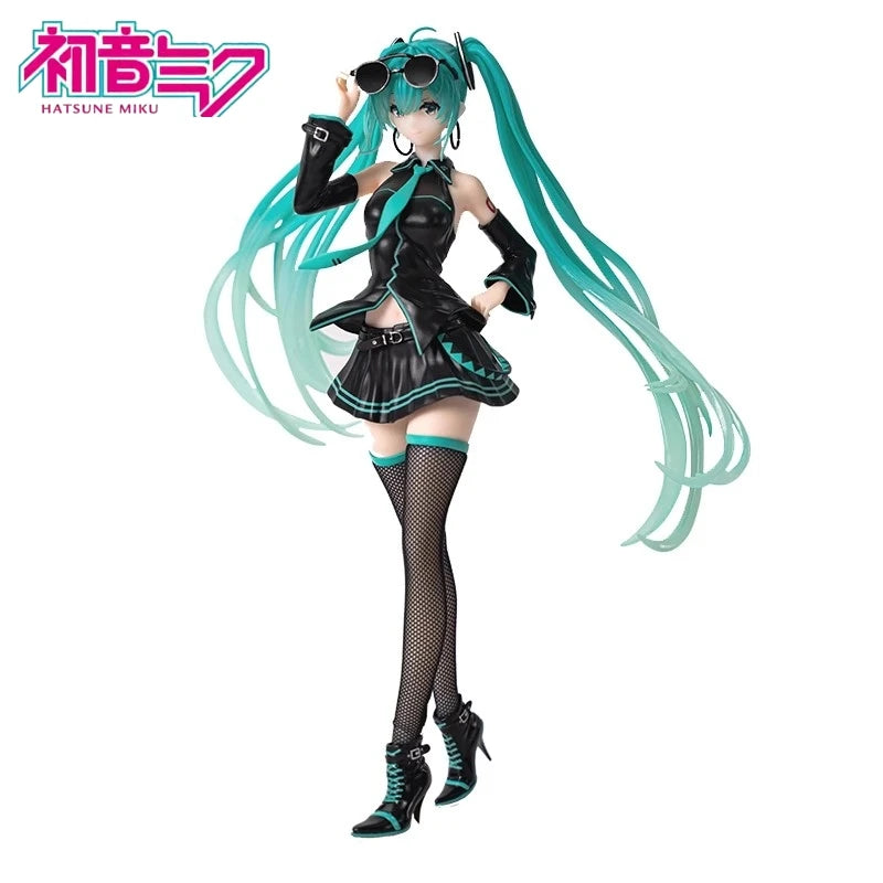 New Original Hatsune Miku Figure Stylist 16th Birthday Commemoration Anime Collection Model Action Figurine Doll Xmas Toys Gift